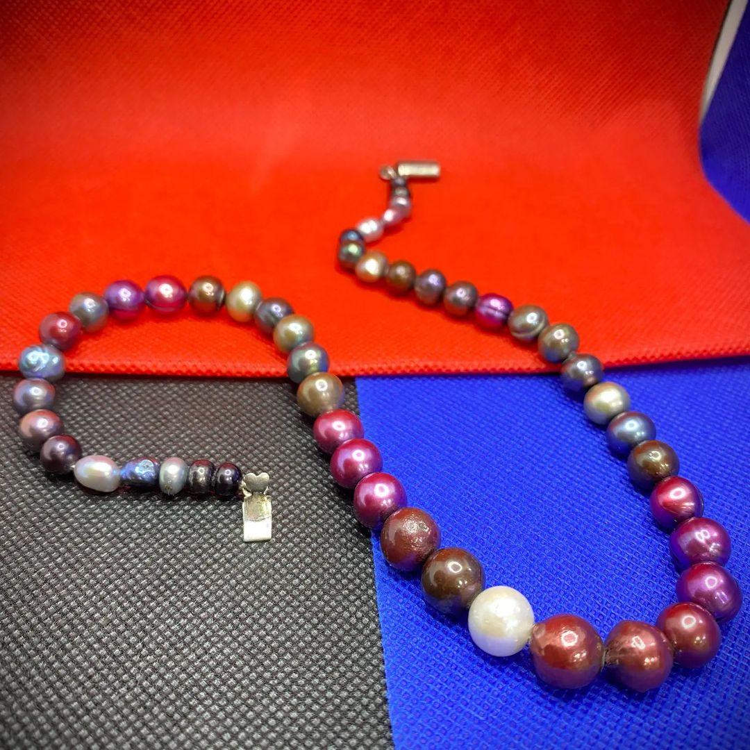 Multi-Color String Necklace