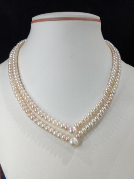 Simple Double Line Pearls