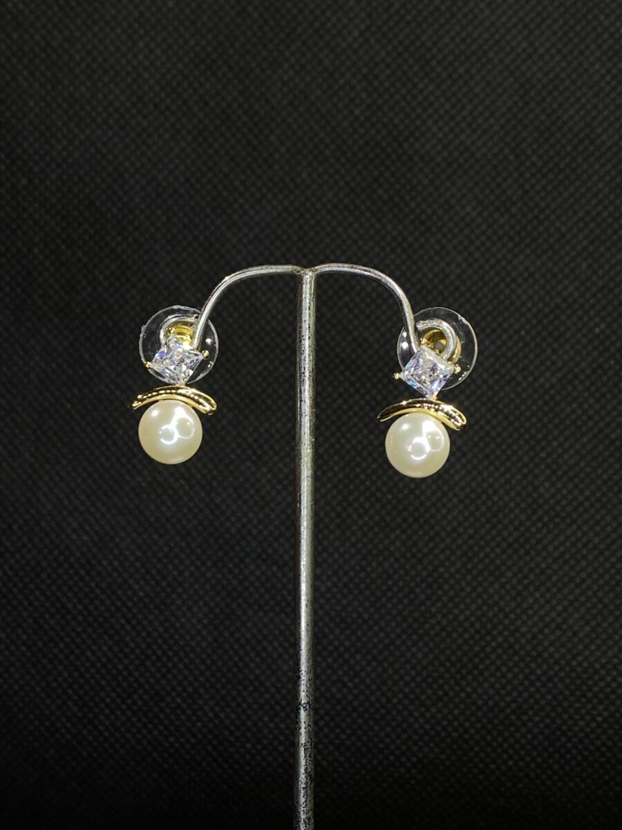 Soft Pearl Studs designed with a minimalistic touch for effortless elegance.