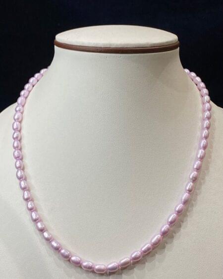 Rare color single-line pearl necklace set