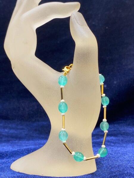 Turquoise Bracelet featuring vibrant turquoise stones in a sleek and stylish design.