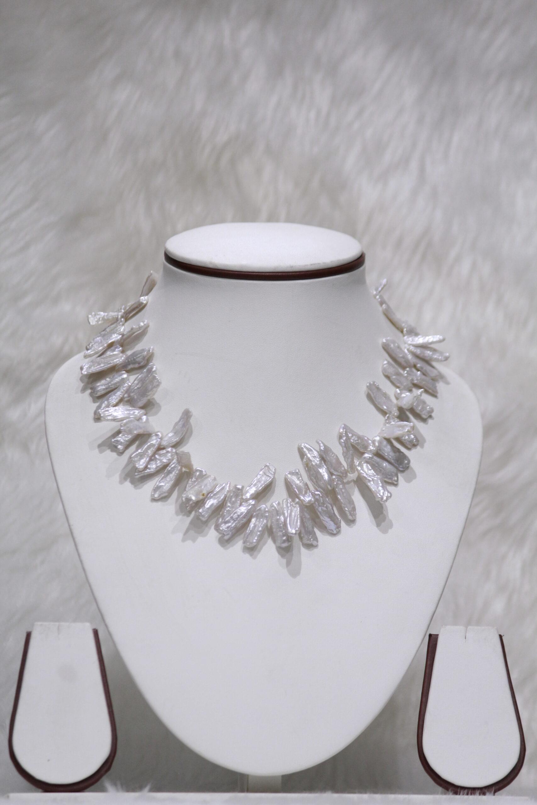 Unique Keshi Pearl Necklace