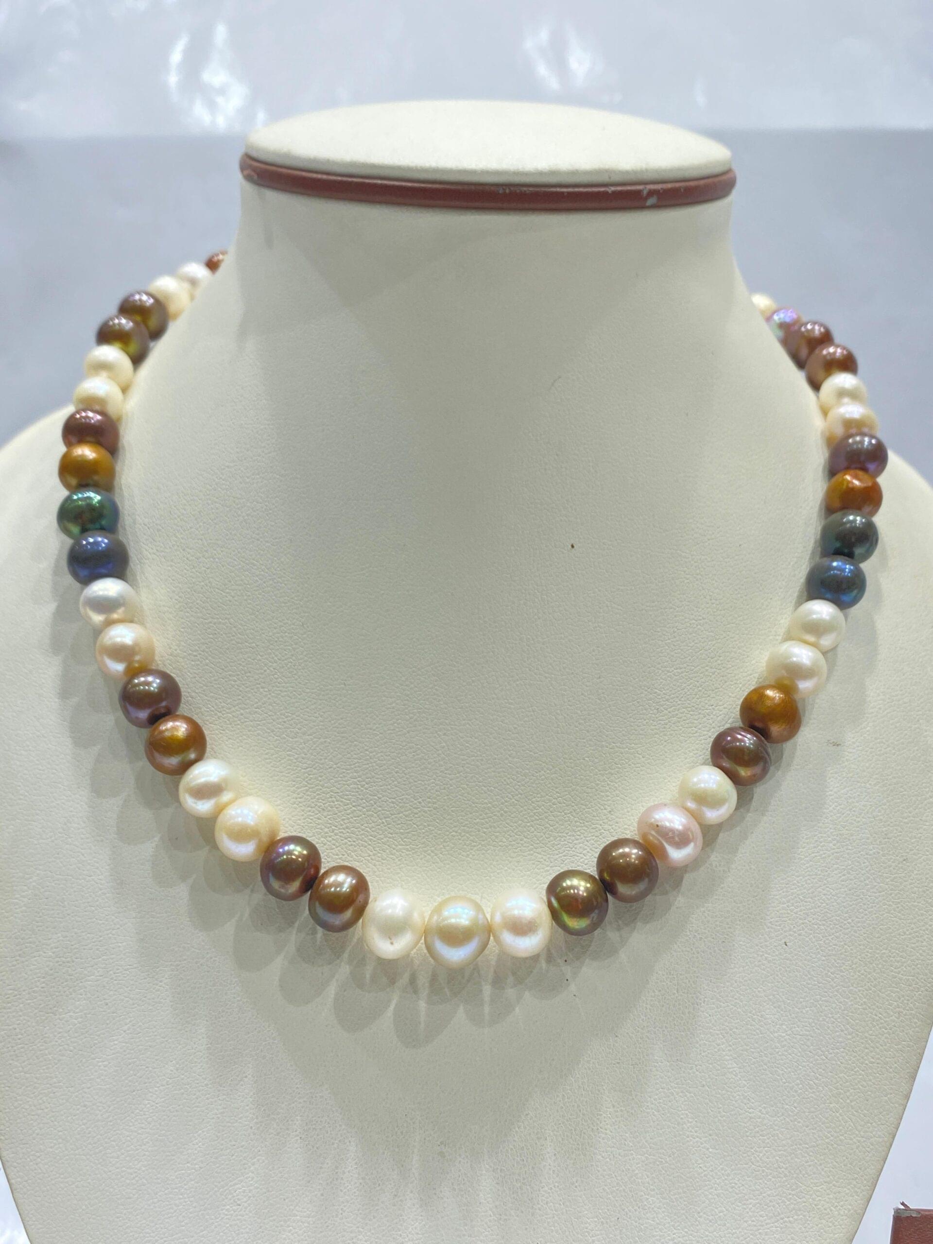 Multicolored Pearl Necklace